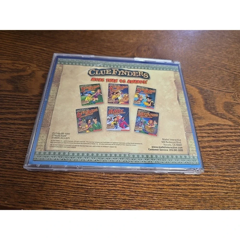 ClueFinders: 5th Grade Adventures (PC, 1999)‎ CD Rom